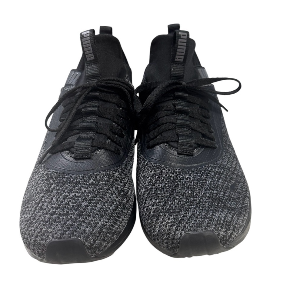 PUMA Men’s Enzo Beta Black Lace Up Sneakers Size  10.5 - Picture 2 of 7